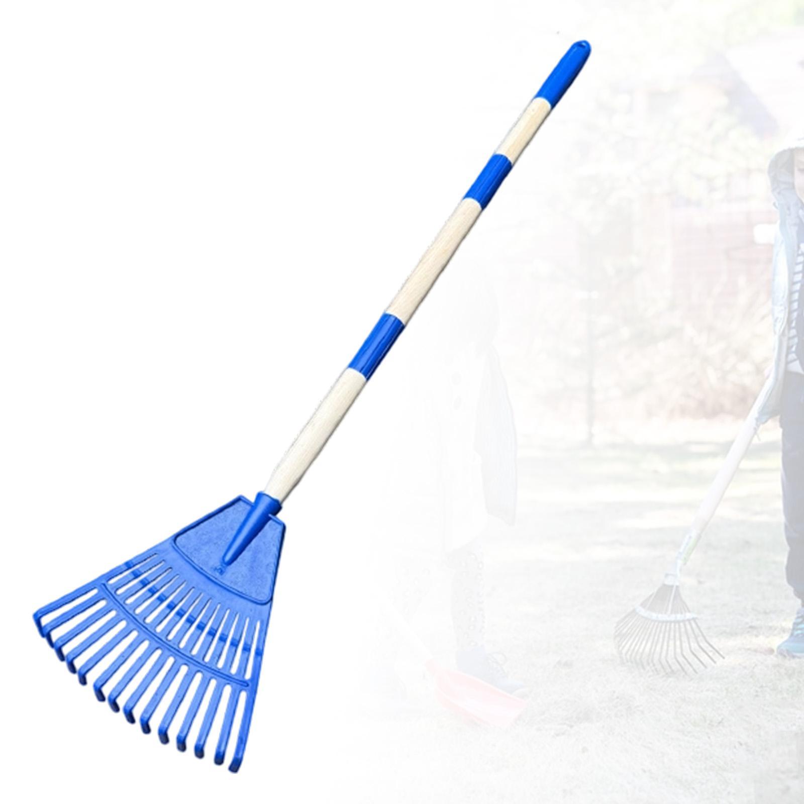Small Leaf Rake 3 Sections Ste - Gardening Tools 5 Year Old review and price